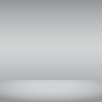 Grey or silver background for product display vector