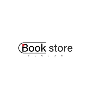 book logo design symbol vector