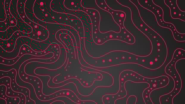Abstract liquid lines and dots background vector