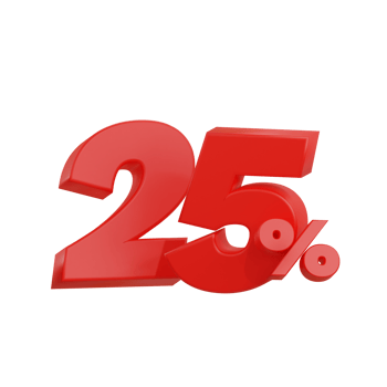 25 percent offer png