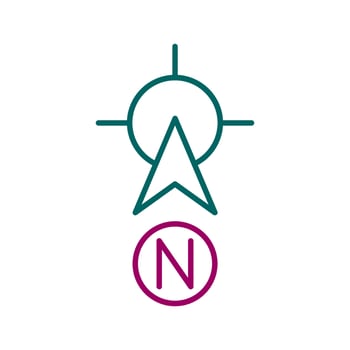 North Vector Icon