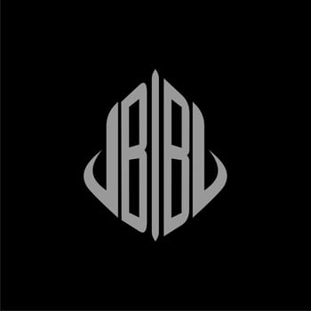 BB initial monogram real estate with building design vector