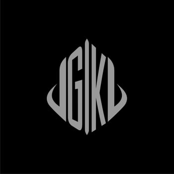 GK initial monogram real estate with building design vector