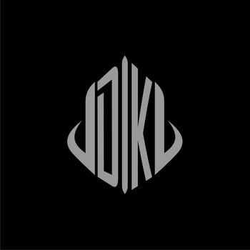 DK initial monogram real estate with building design vector