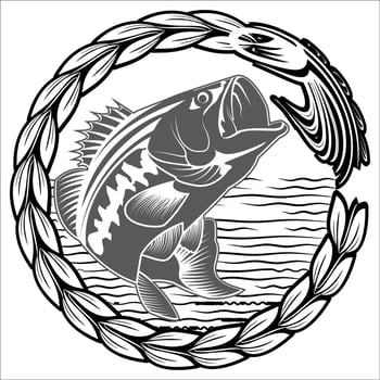 Fishing vector and element