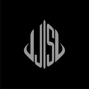 JS initial monogram real estate with building design vector