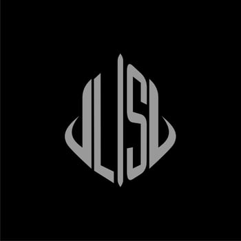 LS initial monogram real estate with building design vector