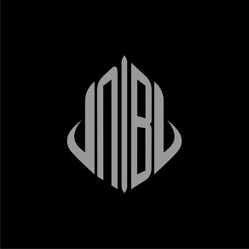 NB initial monogram real estate with building design vector