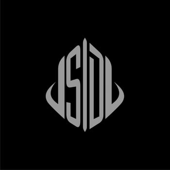 SD initial monogram real estate with building design vector