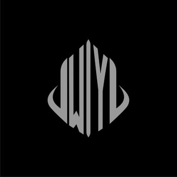 WY initial monogram real estate with building design vector