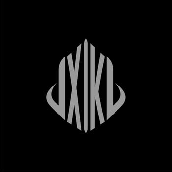 XK initial monogram real estate with building design vector