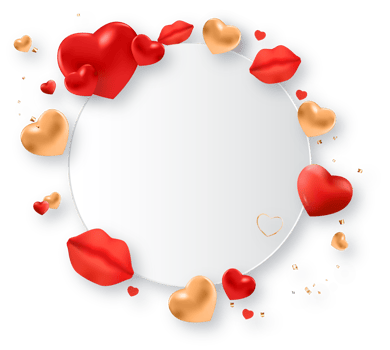 Empty Frame for Valentine's Day. png