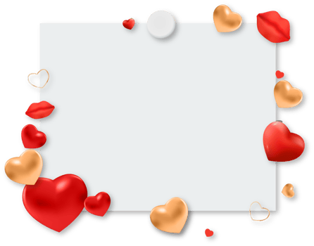 Empty Frame for Valentine's Day. png