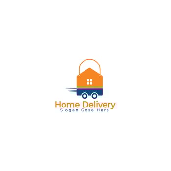 Home Delivery Vector Logo Design.