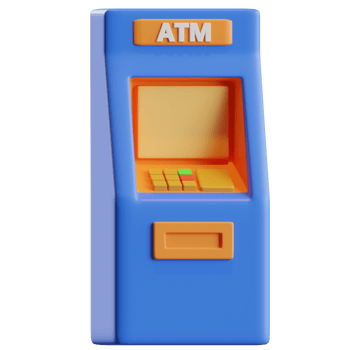Atm 3d Illustration png