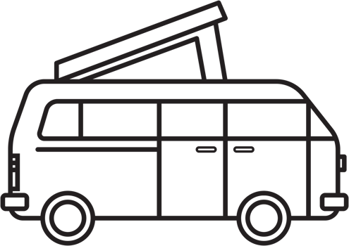 camping car outline drawing png