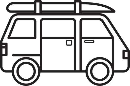 camping car outline drawing png