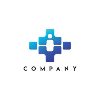 Inventech Logo, Modern Tech logo, letter i logo template vector
