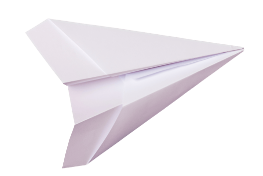 paper plane isolated png