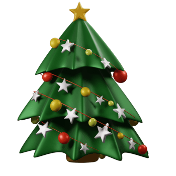 3D Christmas Ornament png