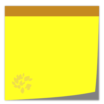 Yellow Digital Sticky Notes png