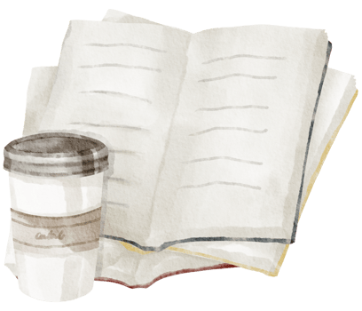 Love book reading watercolor books hand painted png