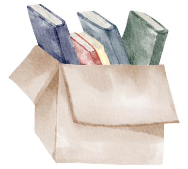 Love book reading watercolor books hand painted png