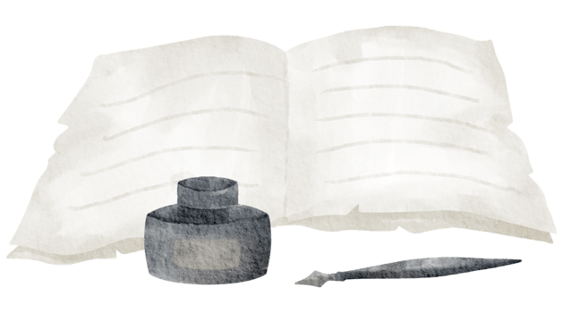 Love book reading watercolor books hand painted png