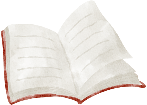 Love book reading watercolor books hand painted png