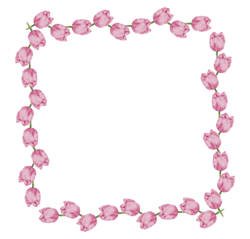 Watercolor Pink Floral Botanical png