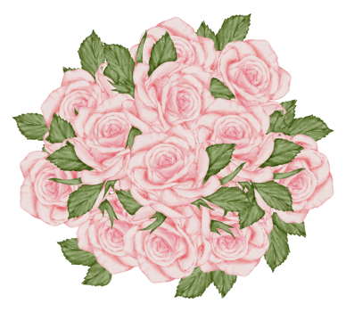Watercolor Pink Floral Botanical png