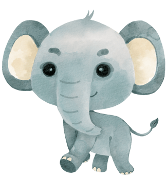 Woodland adorable animal watercolor png