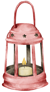 Winter Christmas ornament watercolor element png