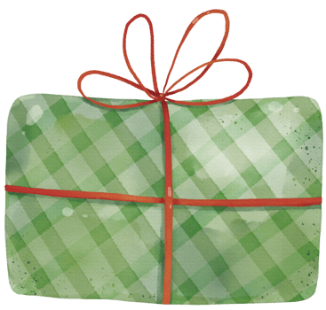 Winter Christmas ornament watercolor element png