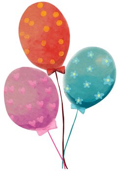 Circus funny cartoon watercolor png