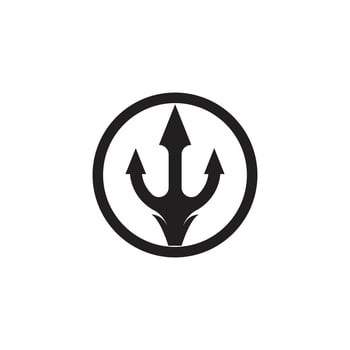 Trident Logo Template vector