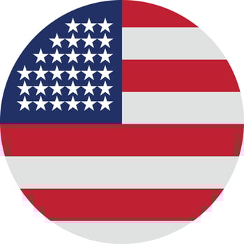 American Flag Thanksgiving Usa  Flat Color Icon Vector icon banner Template