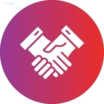 Deal Icon Style vector