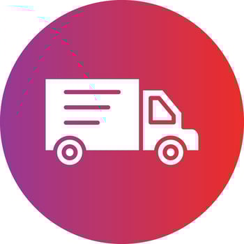 Delivery Truck Icon Style vector