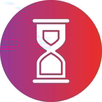 Sand Clock Icon Style vector
