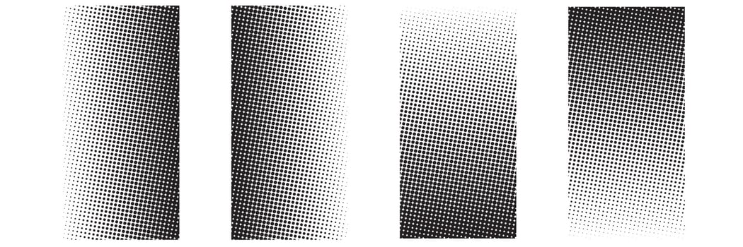 Abstract halftone square shapes vector
