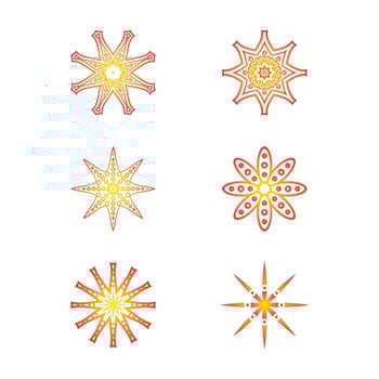 Monochrome Set of Mandalas. Round Abstract Objects Isolated On White Background. Ethnic Decorative Element vector