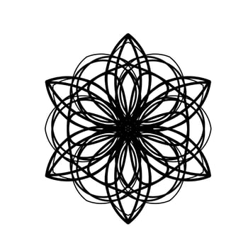 Mandala. Vintage decorative elements. Oriental pattern, vector illustration. Round Pattern Mandala. Round backgrounds for the greeting cards, invitation, tattoo template, business style, cards or else
