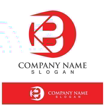 Creative B letter logo design vector