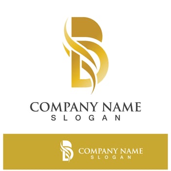 Creative B letter logo design vector