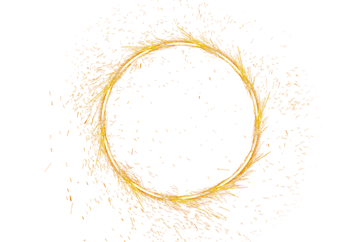 circle light frame transparent background png