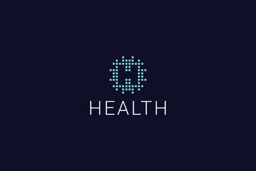 Letter H creative technological dotted modern logo vector