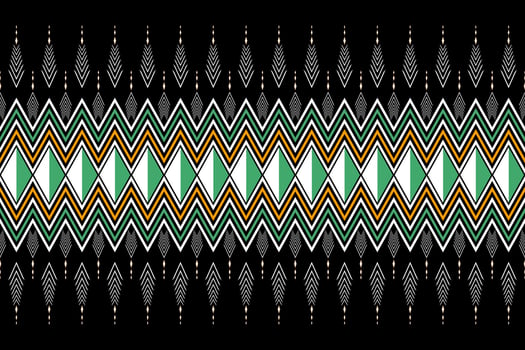 Geometric ethnic oriental seamless pattern traditional Design for background,carpet,wallpaper.clothing,wrapping,Batik fabric,Vector illustration.embroidery style vector