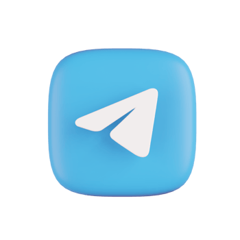 Telegram 3d Illustration png