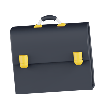 Business Briefcase 3d Illustration png